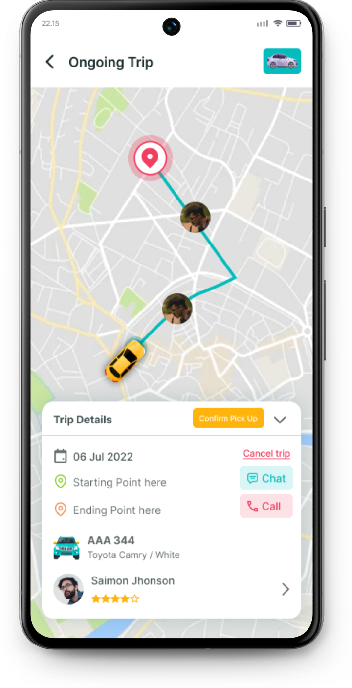 Shrido app on Google Pixel